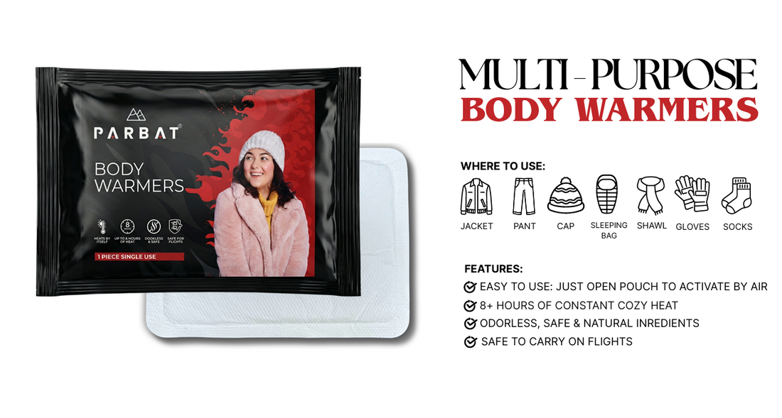 PARBAT SELF HEATING BODY WARMERS