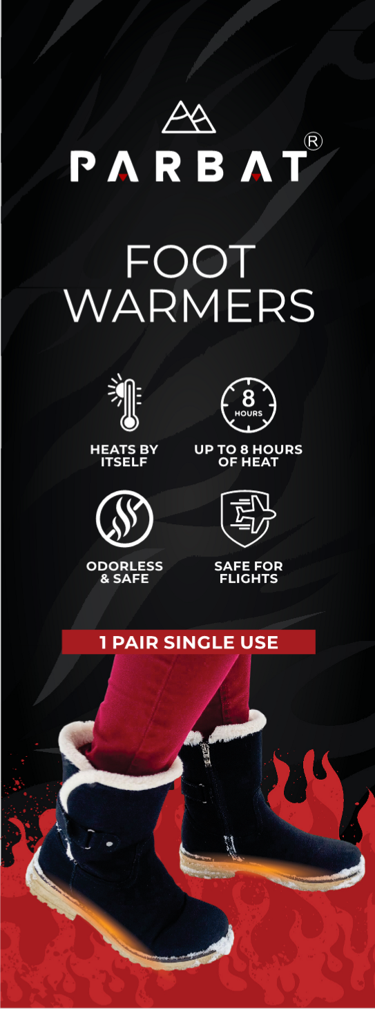 PARBAT SELF HEATING FOOT WARMERS