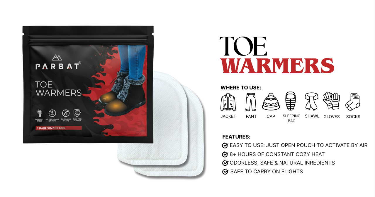 PARBAT SELF HEATING TOE WARMERS