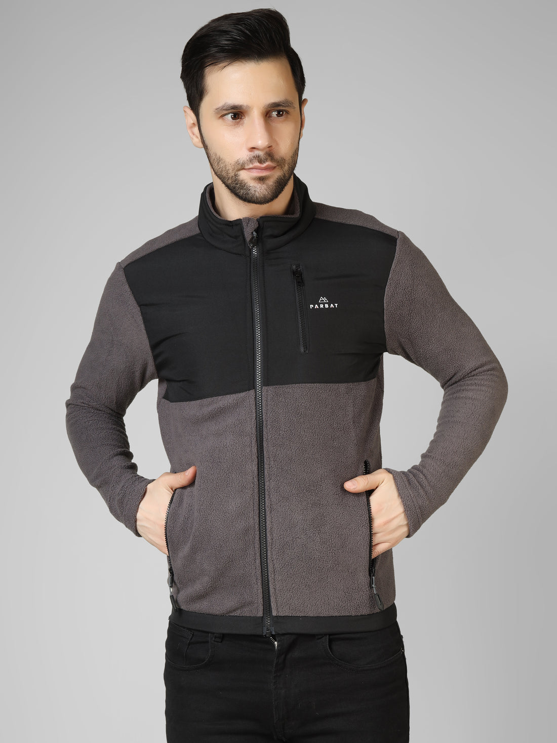 Premium Double Shade Fleece Jacket – Warm, Lightweight & Stylish Winter Wear