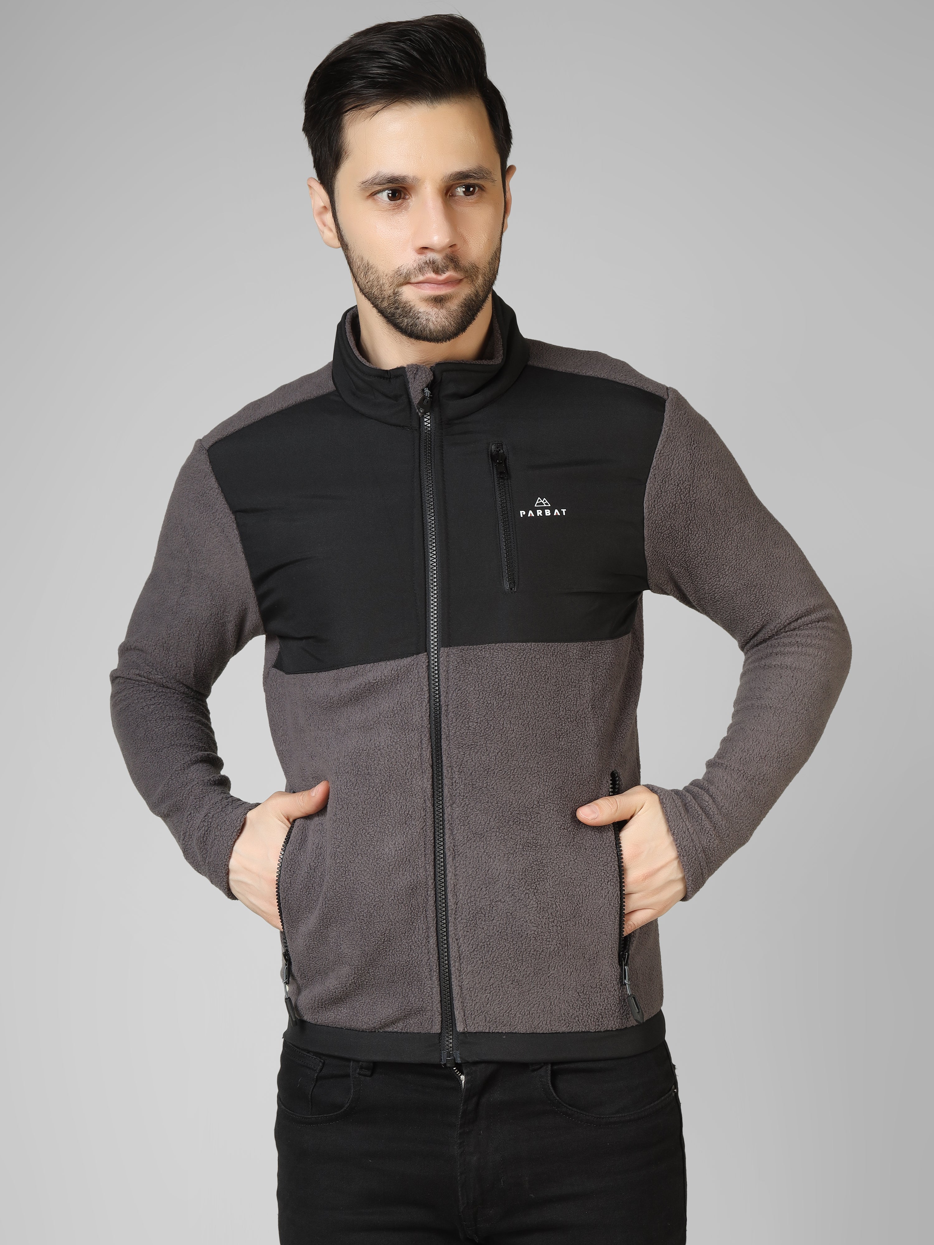 Premium Double Shade Fleece Jacket – Warm, Lightweight & Stylish Winter Wear